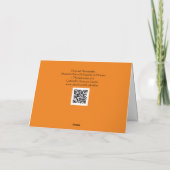 Monarch Butterfly Resting Scripting Note Kaart (Achterkant)
