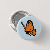 Monarch Butterfly Ronde Button 3,2 Cm (Voorkant /achterkant)