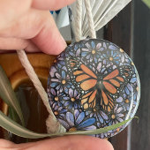 Monarch Butterfly Ronde Button 5,7 Cm