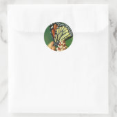 Monarch Butterfly Ronde Sticker (Tas)