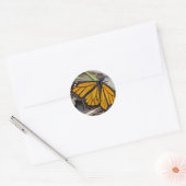 Monarch Butterfly Ronde Sticker (Envelop)