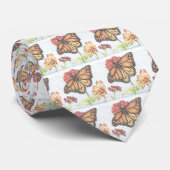 Monarch Butterfly se nourrit de Cravate de fleurs  (Roulé)