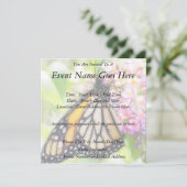 Monarch Butterfly Sipping Nectar Kaart (Staand voorkant)