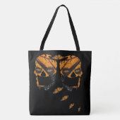 Monarch Butterfly Skulls Canvas tas (Voorkant)