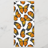 Monarch Butterfly Slim Dinner Menu (Dos)