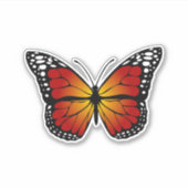 Monarch Butterfly Sticker (Voorkant)