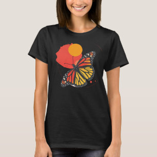 Monarch Butterfly Sun T-shirt voor dames