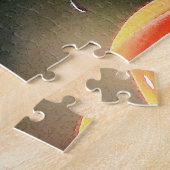 Monarch Butterfly Sunflower Flower Puzzle Legpuzzel (Zijkant)