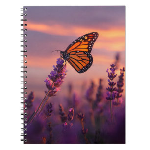 Monarch Butterfly Sunset Notitieboek