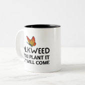 Monarch Butterfly Tweekleurige Koffiemok (Voorkant links)