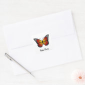 Monarch Butterfly Vierkante Sticker (Envelop)