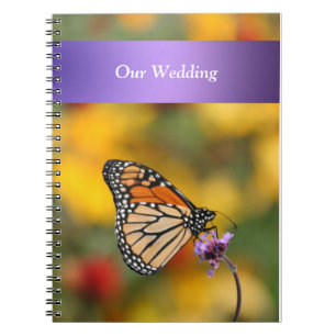 Monarch Butterfly Wedding Books Notitieboek