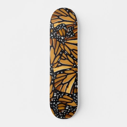 Monarch Butterfly Wings Patroon Skateboard (Voorkant)
