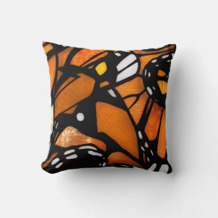 Monarch Butterfly Wings Pillow Kussen