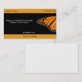 Monarch Butterfly Wings Visitekaartje (Voorkant / Achterkant)