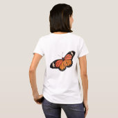 Monarch Butterfly Women's Basic T-shirt (Achterkant volledig)