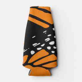 Monarch Butterfly Zwart-Wit-Sinaasappel Aanpassing Flesjeskoeler