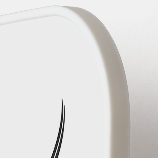 Monarch caterpijler cartoon illustratie pickleball paddle (Links Detail)