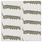 Monarch caterpijler cartoon illustratie stof (Close Up)