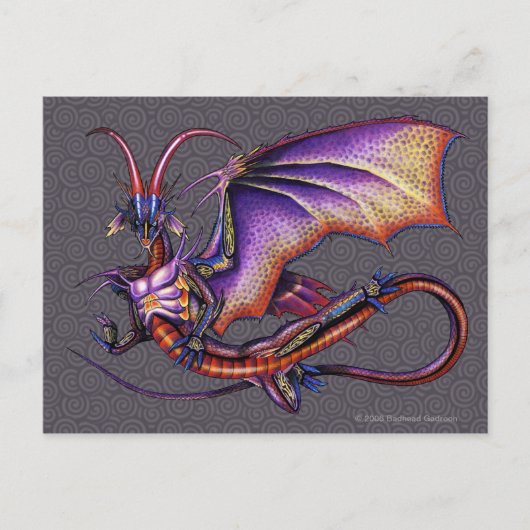 Monarch Dragon Briefkaart (Voorkant)