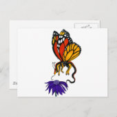 Monarch Dragon Fairy Briefkaart (Voorkant / Achterkant)