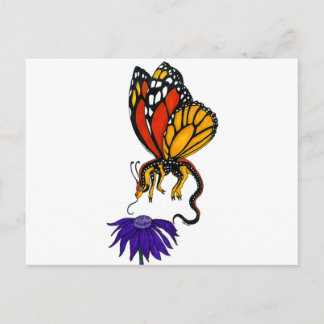 Monarch Dragon Fairy Briefkaart