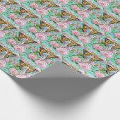 Monarch Fairy tussen de Rozen Cadeaupapier (Hoek)