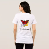 Monarch in beweging Tri-Blend shirt (Achterkant volledig)