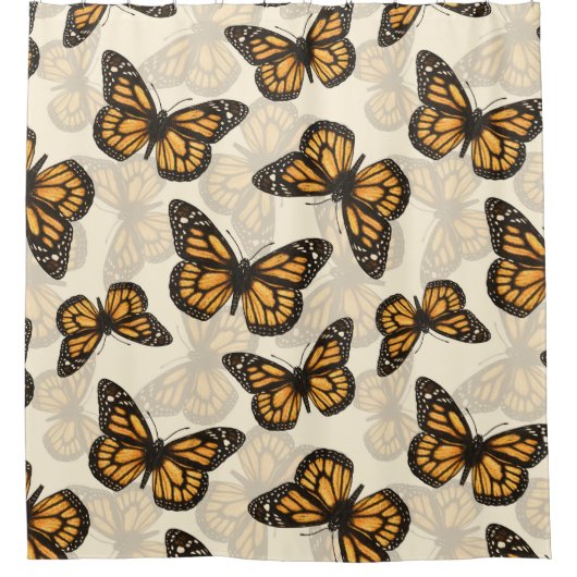 Monarch-kartonnen Douchegordijn (Voorkant)