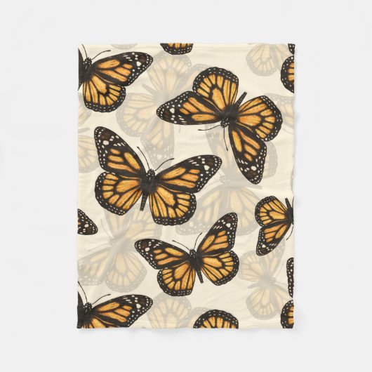Monarch-kartonnen Fleece Deken (Voorkant)