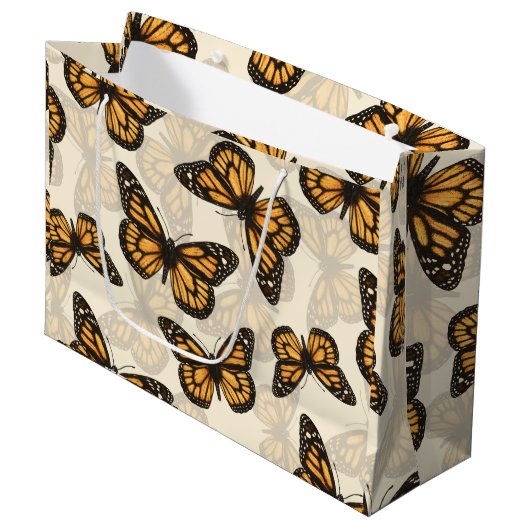 Monarch-kartonnen Groot Cadeauzakje (Voorkant Gekanteld)