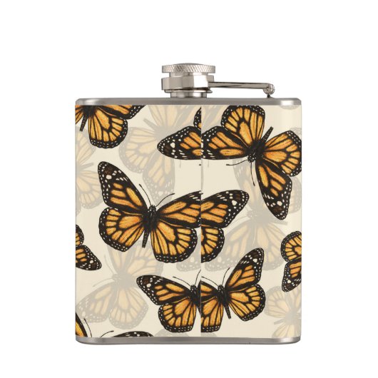 Monarch-kartonnen Heupfles (Achterkant)