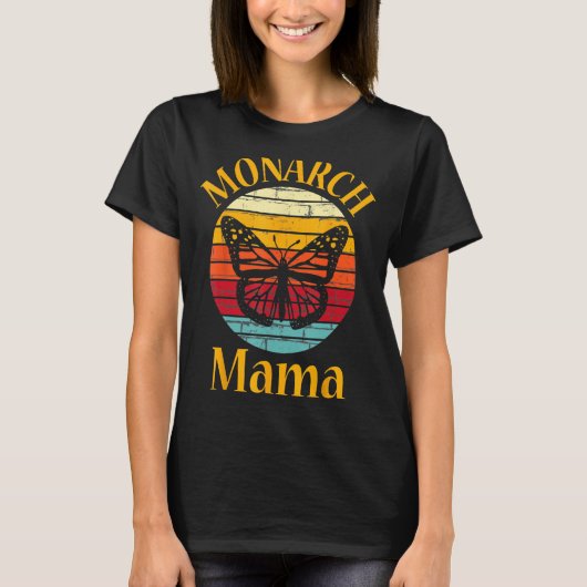 Monarch mam Monarch Butterfly voor mam Mot T-shirt (Voorkant)