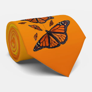 Monarch Medley-Stropdas (licht/donker Sinaasappel) Stropdas