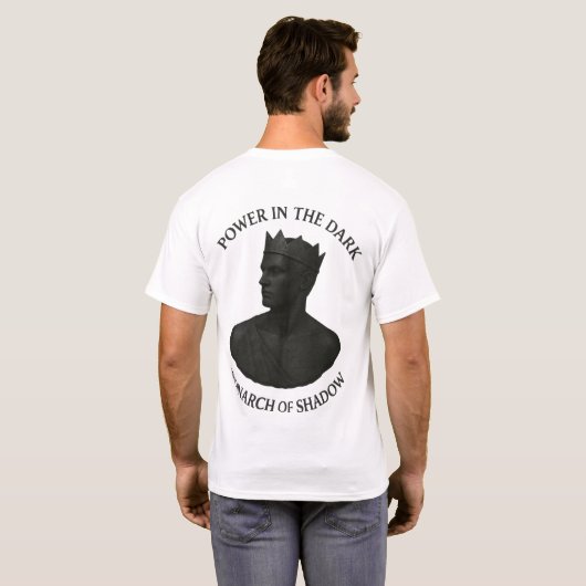 Monarch of Shadow – Power in the Dark T-shirt (Achterkant volledig)
