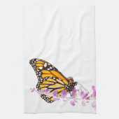 Monarch op lavendel theedoek (Verticaal)