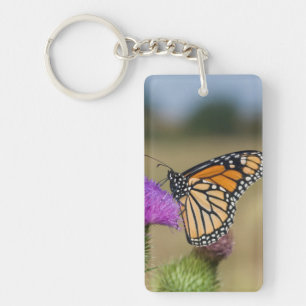 Monarch op weide Vederdistel Prairie Ridge Sleutelhanger