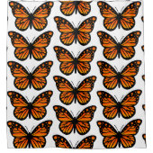 Monarch Papillon Design - Rideau de douche (Devant)