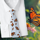 Monarch Pattern Butterflies Stropdas