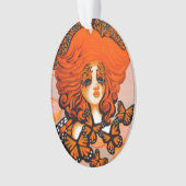 Monarch Queen Butterfly Fairy Ornament (devant)