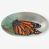 Monarch resting papieren bordje (Gekanteld)