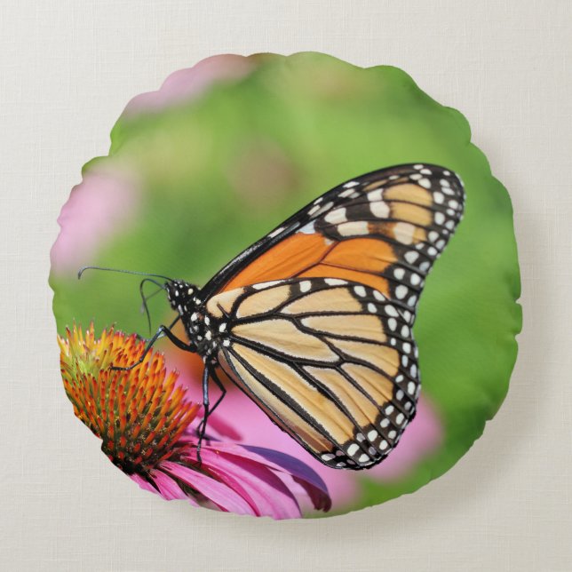 Monarch Rond Kussen (Voorkant)