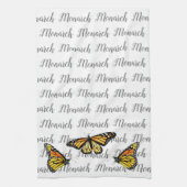 Monarch Script de serviettes de cuisine/papillons (Vertical)