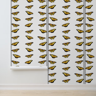 Monarch Swallowtail Butterfly Peel Stick Wallpaper Behang
