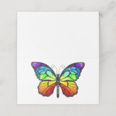 Monarch van regenboogvlinders (Buitenkant ongevouwen)