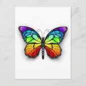 Monarch van regenboogvlinders advieskaart (Voorkant)