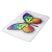 Monarch van regenboogvlinders badmat (Gekanteld)