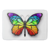 Monarch van regenboogvlinders badmat (Voorkant)