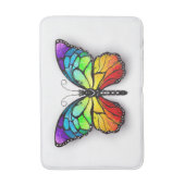 Monarch van regenboogvlinders badmat (Voorkant Verticaal)