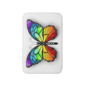 Monarch van regenboogvlinders badmat (Voorkant Verticaal)